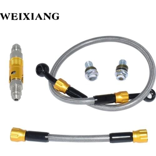 Universal Motorcycle AN3 3AN Brake Fluid Quick Remove Cover Disassembly Replace Brake Line Disconnect Fitting Dry Break Coupling