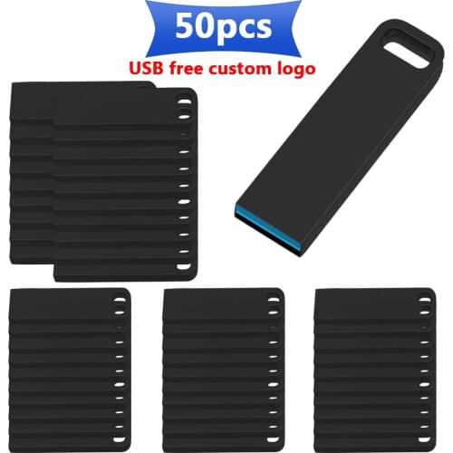 Bulk 50pcs free Customize logo Flash USB 3.0 Real capacity Waterproof Pen drive usb flash drives 8GB 16GB 32GB 64GB 128GB