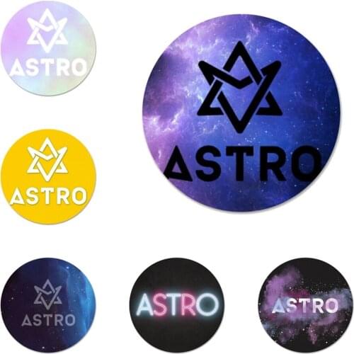 58mm Astro K Pop Bands LOGO Icons Pins Badge Decoration Brooches Metal Badges For Clothes Backpack Decoration