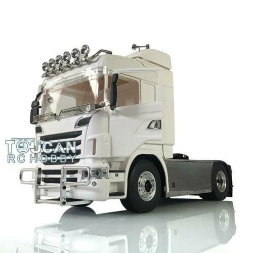 1/14 RC Tractor Truck LESU Metal Sca 4*4 Chassis Hercul Cabin Bumper Motor THZH1002-SMT4
