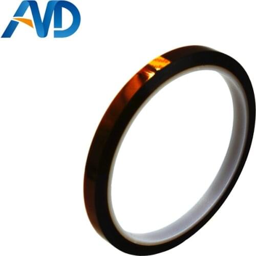 2pcs New 7mm x 30m Adhesive High Temperature Heat Resistant Polyimide tape 260-300 Degree for electronics industry
