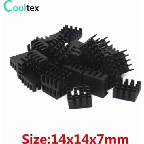 20pcs/lot 14x14x7mm Aluminum Heatsink for Chip VGA RAM IC LED heat sink radiator COOLER cooling