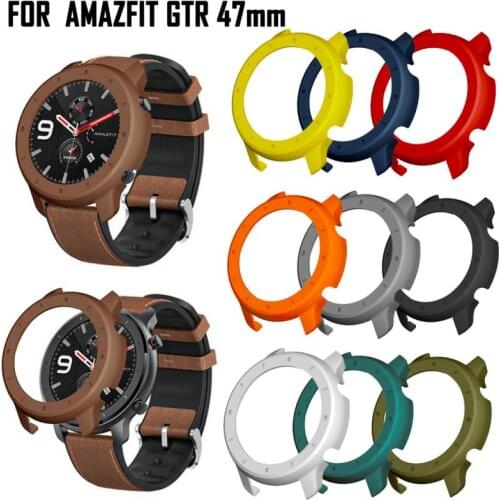 Smart Watch Case For Huami AMAZFIT GTR 47mm Watch Case Cover Colorful Frame PC Protector Bumper Shell Case