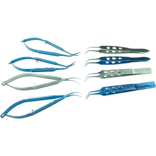 Duckbill Lens Implantation Tool Intraocular Lens Holding Forceps Half-type Soft Crystal Folding for Instrument Ophthalmic