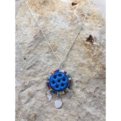 Colorful Silver Assyrian Vernacular Of Evil Eye Jewelry
