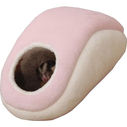 Little Pet Cute Soft Plush Nest Squirrel Hamster Cotton Bed Small Pet Warm House Comfortable Small Animal Room