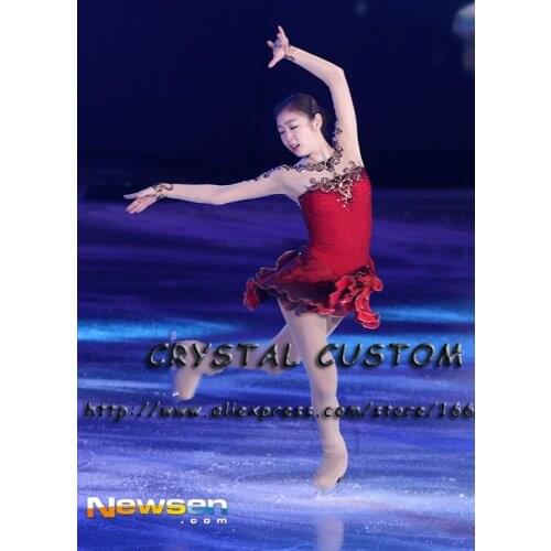 Professional Custom Figure Ice Skating Dresses For Girls New Brand Vogue Figure Skating Competition Dress DR2939