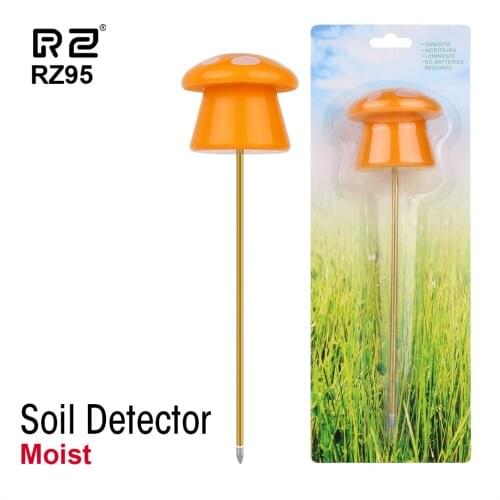 RZ Mini Soil PH Moisture Humidity Measuring PH Meter Soil Moisture Monitor Hygrometer Gardening Plant Farming Moisture Tester