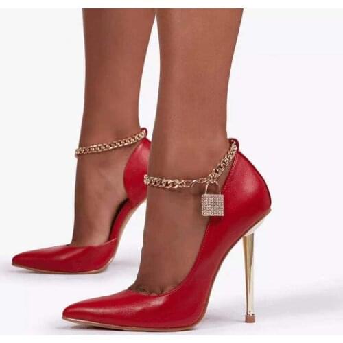 New European Pointed Toe High Heel Pumps Shoes Rhinestone Womens Shoes SIZE 35-42