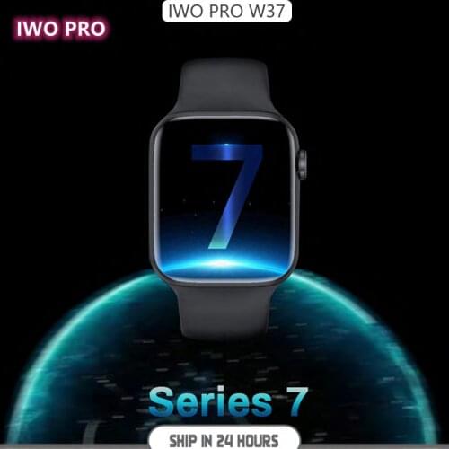 IWO PRO W37 Series 7 Smart Watch 2021 Bluetooth Call 1.75 Inch Split Screen Password Sports Smartwatch For Apple Huawei Watch 7