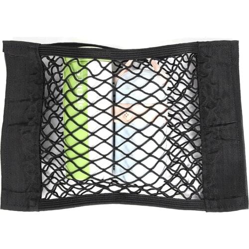 Universal Double layer vertical net high toughness PA66 Car Trunk Elastic Cargo Net Mesh Luggage Storage Pocket Organizer