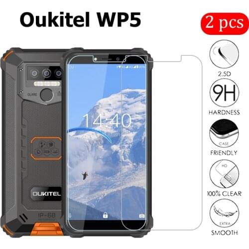 Explosion Proof Tempered Glass For Oukitel WP5 Phone 5.45" Screen Protector Scratch Smartphone LCD Film Cover