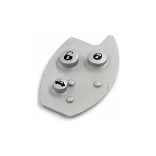 3 Buttons Car Key Pad Replacement Remote Key Shell Case Key Mat Rubber Button Pad for Citroen C-Quatre Xsara C5