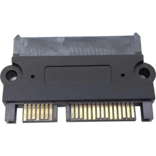 Jimier SATA 22P 7 15 Male to SATA 22Pin 7 15 Female Convertor Adapter