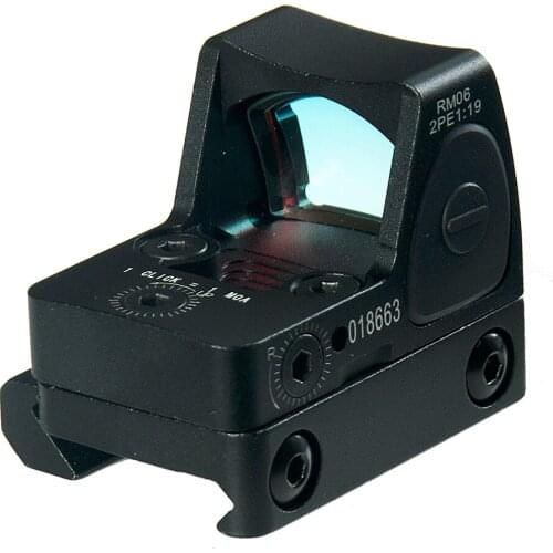 Airsoft RM06 RMR Red Dot LED Reflex Sight Scope Fit 20mm Weaver Rail Collimator Rifle 3.25 MOA Hunting Gun Accessories