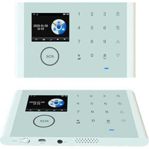 Tuya 433MHz Wireless WIFI GSM IOS / Android APP Control Host IOS Android APP Remote Call Anti-Theft Alarm Panel Home Alarm Syste