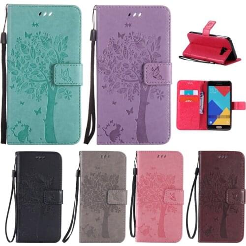 Case For One Plus 5 A5000 5.5" Cover Flip PU leather Card slot Tree style Stand holder soft phone Case capa funda For One Plus 5
