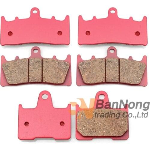 Cyleto Motorcycle Front and Rear Brake Pads for Suzuki GSXR 1000 GSXR1000 K1 / K2 2001 2002 GSX 1400 GSX1400 2001- 2007