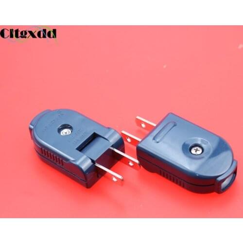 AC 10A 250V Power socket US Industrial Electrical AC Power Cord Receptacle Wiring , 2pin male plug power detachable socket