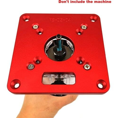 Router Table Insert Plate Woodworking Benches Table Saw For Multi-Use Wood Plate Machine Engraving 4 Cover Plates No Accessories