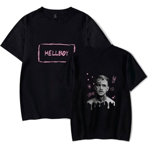 Lil Peep T Shirt Men Women T Shirt Fashion Hip Hop Top Soft Cotton Short Sleeve Summer Tops Hellboy Print Kids Casual Streetwear
