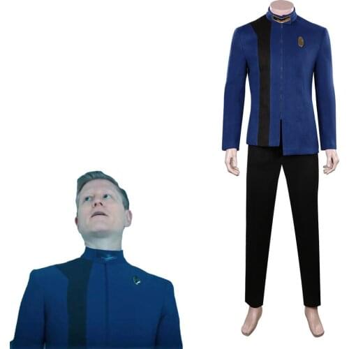 Trek 4 Cosplay Suit for Adult Men Women Blue Jacket Pants Discovery Uniform Suit Cosplay Costumes