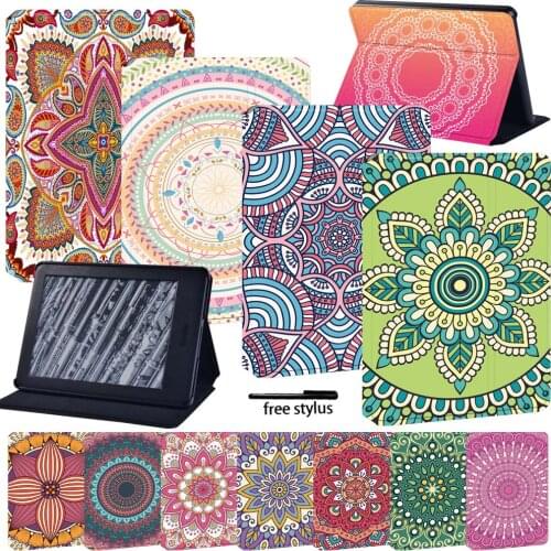 Leather Tablet Stand Folio Cover Case for Amazon Kindle Paperwhite 1 5th/2 6th/4 10th/Kindle 8th/10th Protective Case