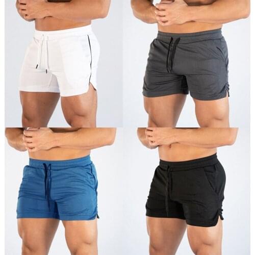 Summer Running Shorts Men Sports Jogging Fitness Shorts Quick Dry Mens Bodybuilding Shorts Tights Sport gym Short Pants men