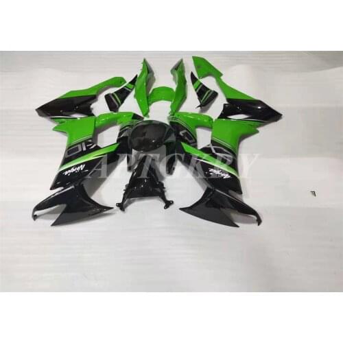 New ABS Motorcycle Fairing kit Fit For kawasaki Ninja ZX10R 2008 2009 2010 08 09 10 ZX-10R Bodywork Set Custom Green Black Cool
