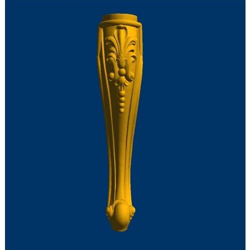 New 3D models for CNC STL format relief chair/table legs--50