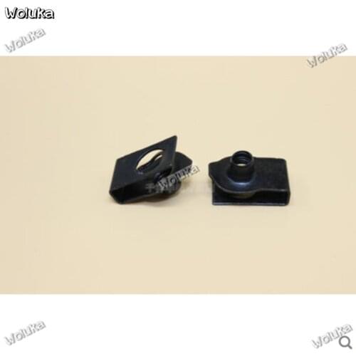 Plate base nut fixing buckle metal fastener fast wire seat car license plate nut clip CD50 Q06