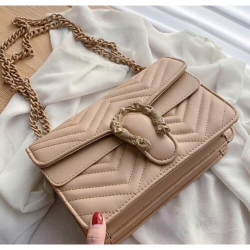 2017 NEW women fashion genuine leather sheepskin diamond lattice chains handbag thread hobos 28cm high quality