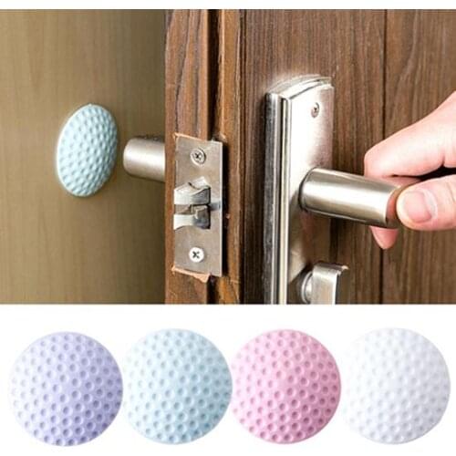 2019 Self Adhesive Wall Buffer Stop Protector Door Handle Bumper Stopper Rubber Stop Anti-collision Wall Protection