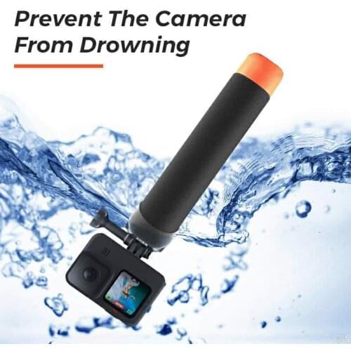 Removable Submersible Floating Rod Sponge Buoyancy Stick Non-slip Water Floating Hand Grip Handle Mount Accessories for Gopro