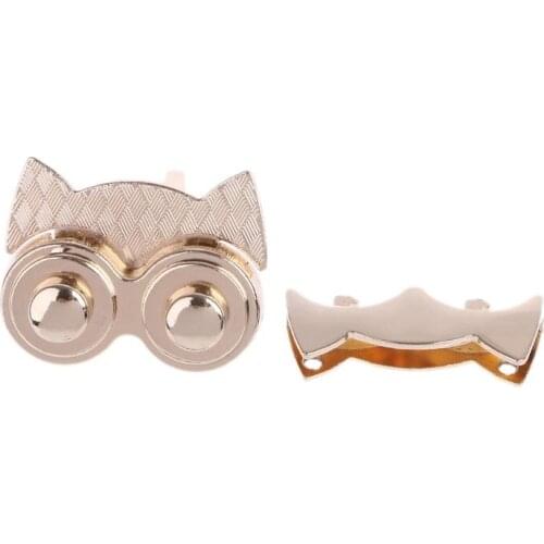 Cute Metal Owl Clasp Turn Twist Lock for DIY Handbag Craft Bag Purse Accessories 62KE