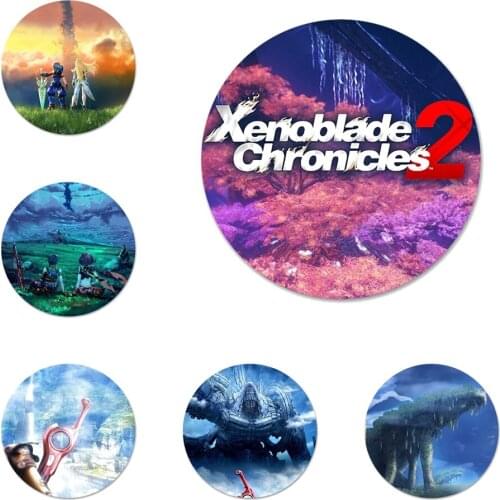 Xenoblade Chronicles Icons Pins Badge Decoration Brooches Metal Badges For Clothes Backpack Decoration 58mm