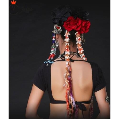 Gypsy Dance Conch Headpiece ATS Tribal Belly Dance Accessories Women Headpieces Dance Headbands