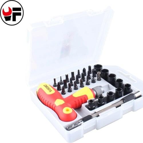 33 in 1 Manual Precise Screwdriver Tool Set Extention T Type Screwdriver Set Torx Hex Cross Triangle Bits Torx Tool kit DN126