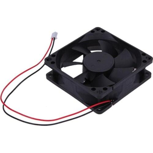 8025S 24V Brushless DC 7 Blade 2 Wires Cooling Fan 80x80x25mm