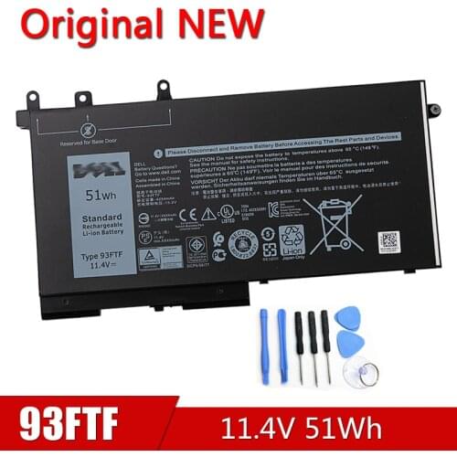 93FTF NEW Original Laptop Battery For Dell Latitude 5480 5490 5580 5590 5495 5491 E5480 E5490 E5580 E5590 M3520 M3530 4YFVG
