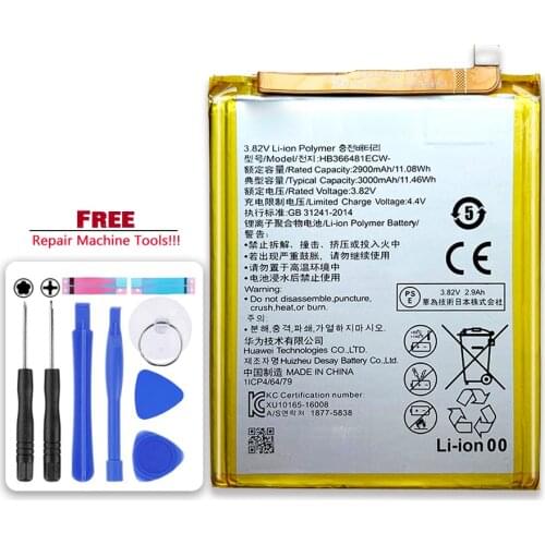 Battery For Huawei Honor 6 6A 6X 6S 7A 7S 8 lite 8A 8S 8X/ Enjoy 6S/ Nova Smart/ P9 Lite mini/Y5 Y6 Lite Prime Pro 2017 2018