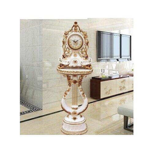 Large fashion floor clock living room floor clocks and watches simple resin mute floor clock classical European style