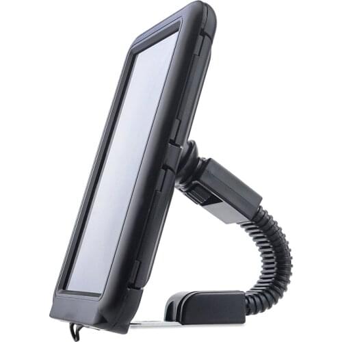 New Motorcycle Rear View Mirror Mount Holder Stand Waterproof Case Bike Bicycle Phone Holder Handlebar Support Bracket