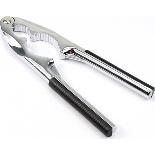 Hot YO-Quick Black Handle Walnut Cracker Nutcracker Sheller Nut Opener Kitchen Tool 16.5*4cm