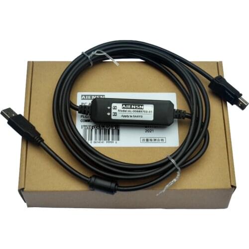 Compatible with AL-00689703-01 SANYO Sanyo RS2 series servo drive debugging cable communication data line