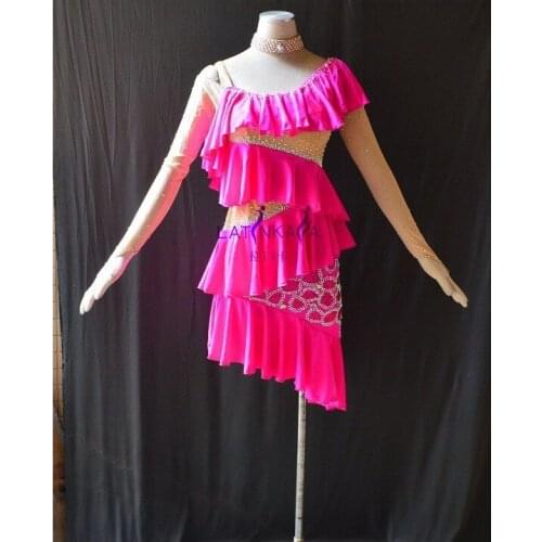 KAKA-L200517 Custom Made Women Dance Wear,Girls Fringe Latin Dress,Salsa Dress Tango Samba Rumba Chacha Dress,Girls Latin dress