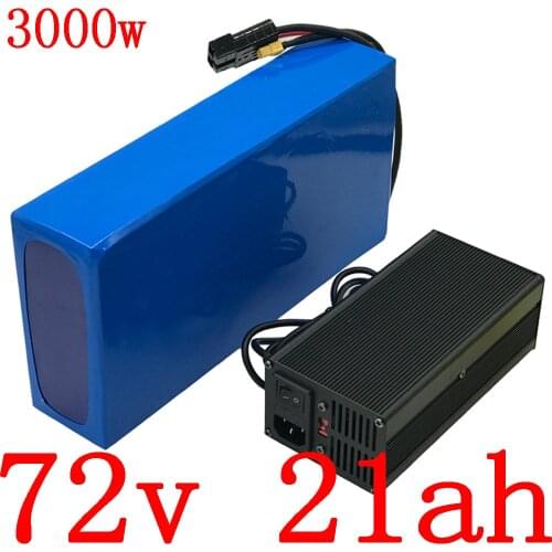72V battery 72V electric bicycle battery 72V 2000W 3000W electric scooter battery 72V 20AH lithium battery pack with 5A charger