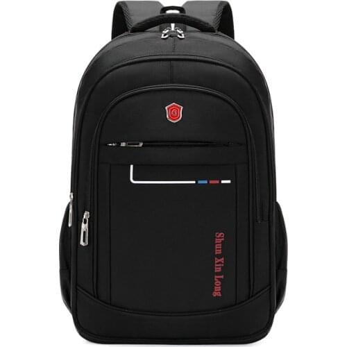 New Mens Oxford Cloth Laptop Backpack Light Water-repellent Student School Bag Simple Trend Fashion Male Sports Travel Bag