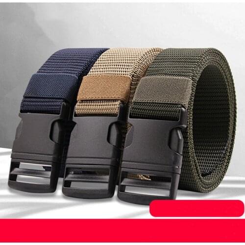 Multi-function Alloy Buckle Belt Tactical Waist Belt Outdoor Hunting Metal Men Belt High Quality Marine Corps Canvas Buckle Belt