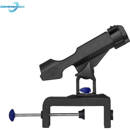 Fishing Tackle 360 Degree Adjustable Fishing Rod Rack Holder Clamp On Removable Kayak Boat Support Pole Stand For Fishing Rod